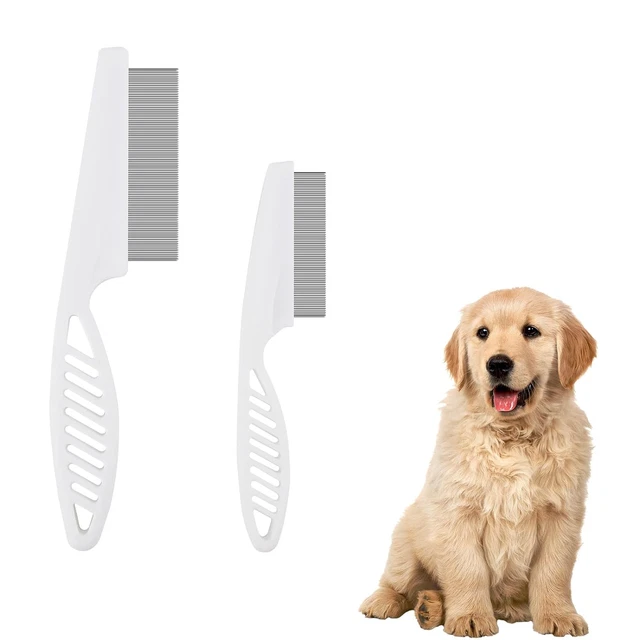 Flea Comb for Dogs Cats, Multifunctional Grooming Comb