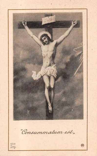 OLD nice  rare Holy cards from 1950"H7873" Holy jesus