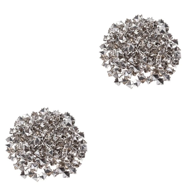 400 Pcs Metal Studs Studs Spikes Clothing Rivet DIY Punk Shoes