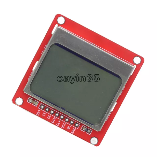NEW 84*48 LCD Module Display White Backlght Adapter PCB 84X48 For Nokia 5110