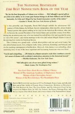 2nd USA President John Adams Biography Pulitzer Prix Père #6 Prez John Quincy 2