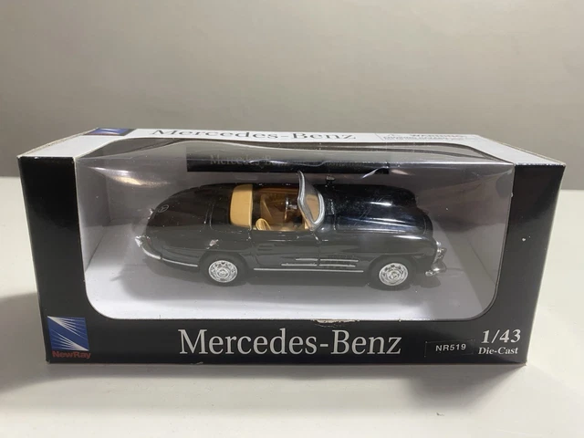 NEWRAY; 1957 MERCEDES-BENZ 300SL Roadster; Open Top, Black £4.91
