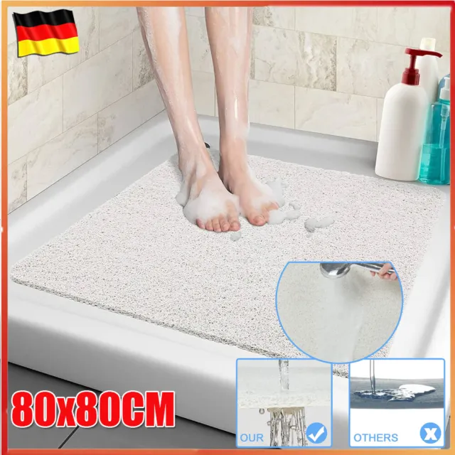 Bodenmatte Saunaläufer Duschmatte Bodenrost Antirutschmatte PVC Matte  Badewanne