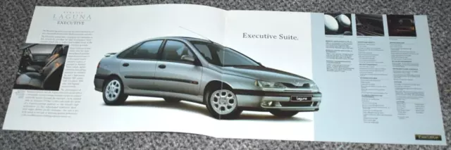 Renault Laguna Saloon Uk Sales Brochure July 1997 2