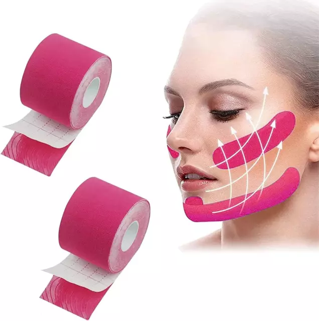 Face Lift Tape,Cerotti Antirughe per Viso,Nastro per Lifting Facciale,Patch Anti