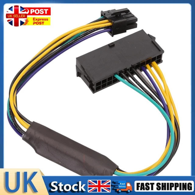 ATX 24Pin To 8Pin Power Cable Power Cord for DELL Optiplex 3020 7020 9020 8-pin