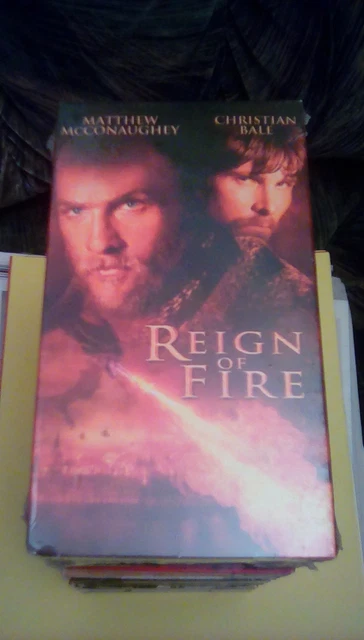 REIGN OF FIRE 2002 VHS Christian Bale Matthew McConaughey dragon