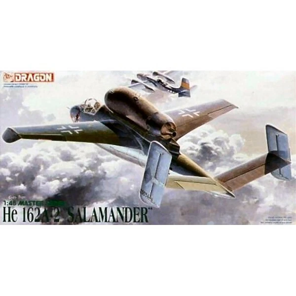 DRAGON 5508 HEINKEL He162A2 Salamander 1/48 scale plastic model ...