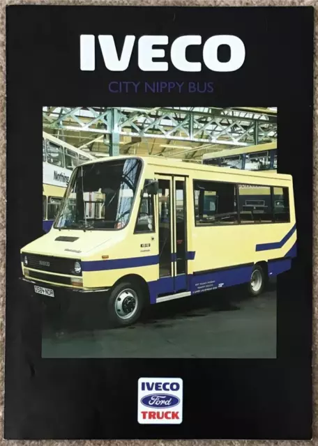 IVECO FORD CITY NIPPY BUS Commercial Sales Brochure 1986 #86/327