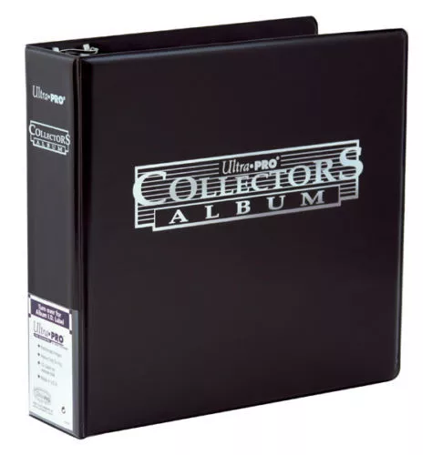 Ultra Pro Black Ring Binder Collectors Album 100 Platinum 9 Pocket Pages Sleeves 2