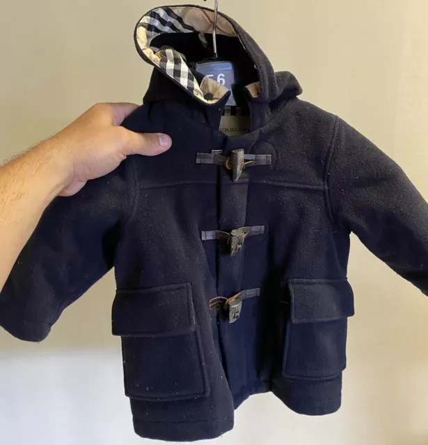 Burberry Duffle Coat Manteau Veste 12M 80cm Bébé 1 An Enfant Garçon Fille 12