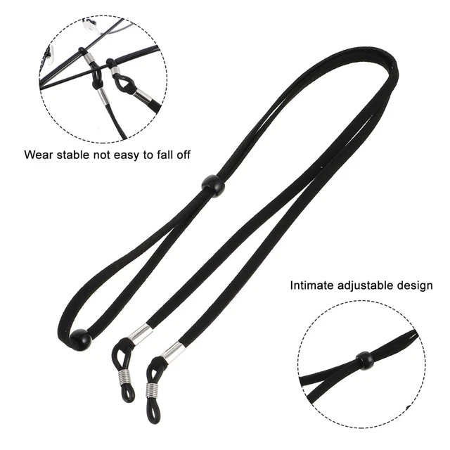 6 Pcs Glasses Neck Strap Adjustable Glasses Lanyard Eyeglass Lanyard Sports 6