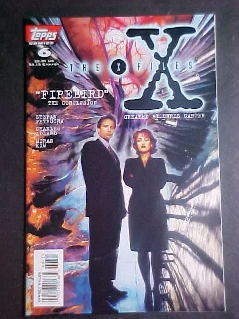 The X-Files #6! "Firebird" The Conclusion! Nm- 1995 Topps Comics
