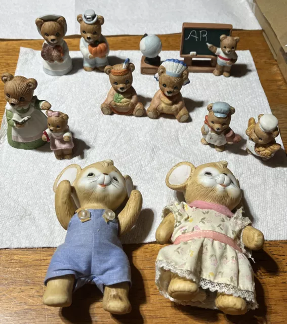 homco figurines lot Of 12 Some Rare a very cute collection