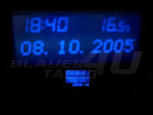 Display MID/TID blu Opel Vectra B Omega B senza saldature