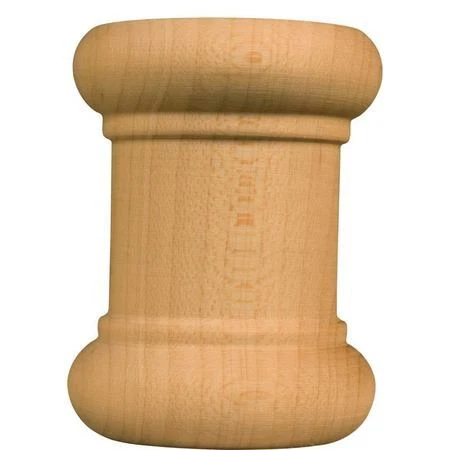 OSBORNE WOOD PRODUCTS 7102H 2 1/2 x 1 7/8 x 7/8 Sm. Half Round Spool in Hickory