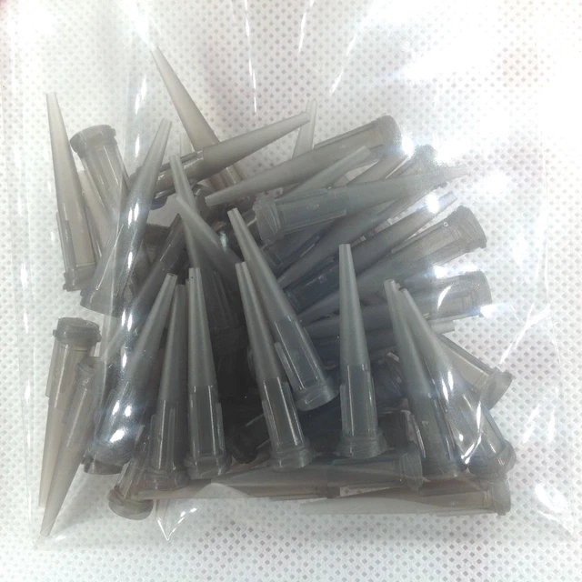 50pcs 16Ga TT Blunt Liquid Glue Dispensing Needle Plastic Tapered Tip