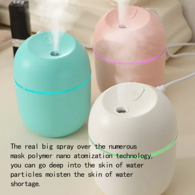 Cool Mist  Bedroom Large Small Portable Alcohol Humidifier USB Capacity US House