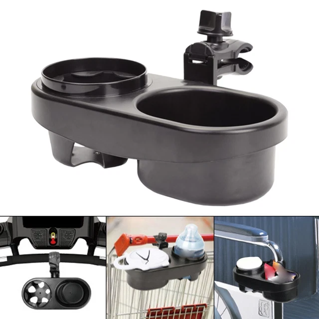 Plateau à goûter universel pour poussette avec gobelet porte-biberon avec clip
