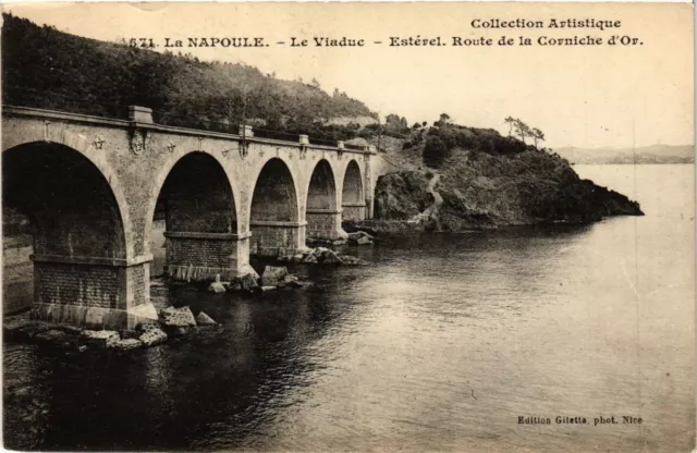 CPA A NAPOULE Le Viaduc. ESTERREL. Route de la Corniche d'or (376727)