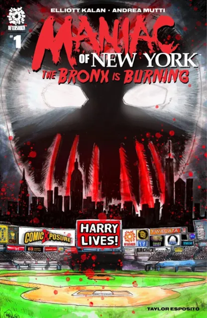 Maniac Of New York The Bronx Is Burning 1 Juan Navarro Comicxposure Variant Nm