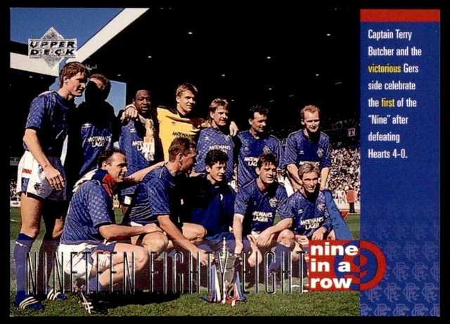 UPPER DECK GLASGOW Rangers 1997-1998 saison 1988-89 n° 31 EUR 1,40 ...