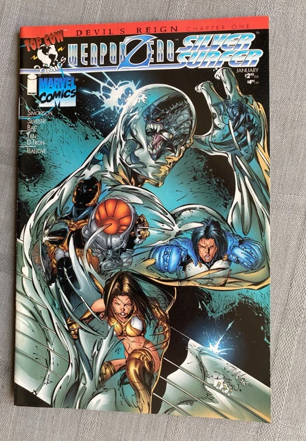 Weapon Zero / Silver Surfer One Shot Variant Cover Vo Excellent État/ Near Mint