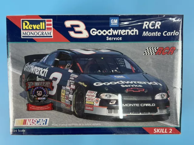 NEW Monogram 1:24 SCALE NASCAR Dale Earnhardt Goodwrench Monte Carlo Model Kit