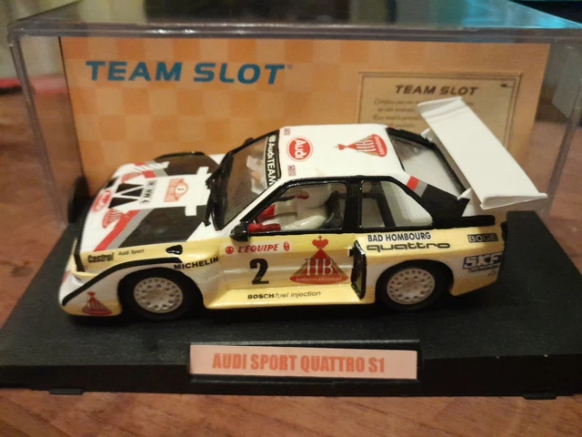 SCALEXTRIC AUDI SPORT QATTRO S1 E2 limited edition C3828A NIB 60th