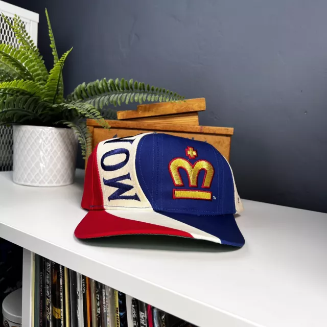 Vintage Wlaf London Monarchs Nfl Snapback Hat Cap Starter Nwot Highway Swirl