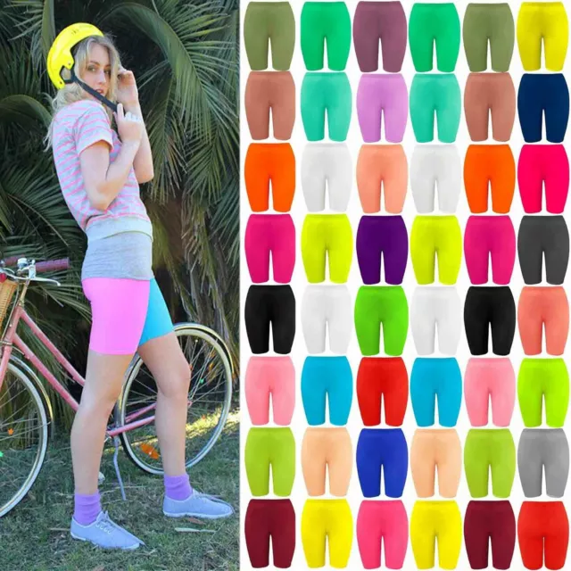 New Girls Kids Lycra Stretchy Dance Sports Biker Cycling Shorts School Hot Pants