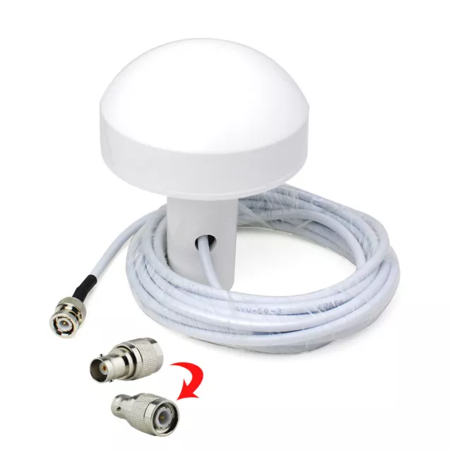 Boat Ship Marine GPS Antenna BNC 5M for Garmin GPSMAP Receiver+ TCN/ BNC Adapter