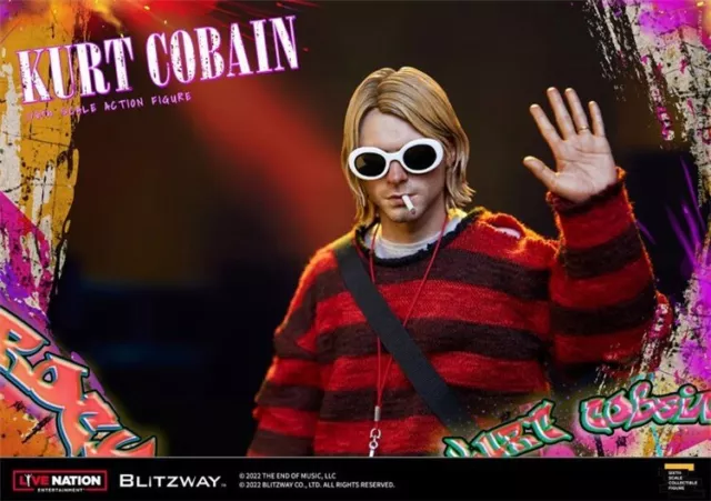 Preorder BLITZWAY BW-UMS 11701 1/6 Kurt Cobain 12" Collectible Action Figure Toy