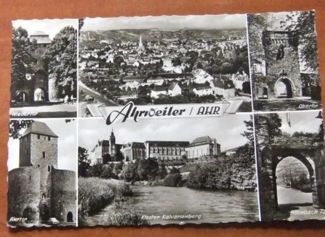 AK Ahrweiler Ahr Rheinland Pfalz Mehrbild Stadt Ahrtor Kloster 1964