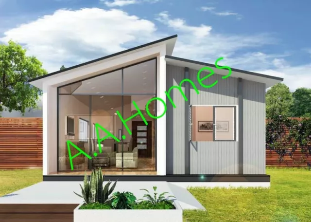Eirene 2 bedroom 60m² steel frame kit home or Granny Flat