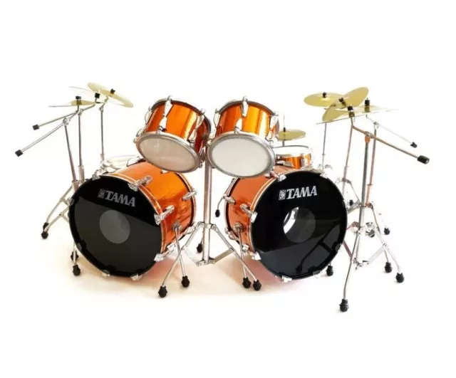 Metallica - Lars Ulrich - Mini Tama Drum Set - New - Beautiful Collectible Metallica - Lars Ulrich - Mini Tama Drum Set - New - Beautiful Collectible