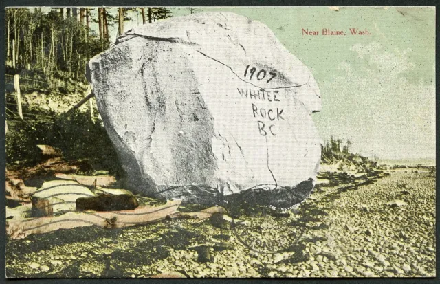 WHITE ROCK BRITISH Columbia Near Blaine Washington 1907 Postcard $9.99 ...