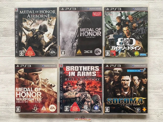 SONY PS3 Medal of Honor  & Brothers In Arms & Binary Domain & SOCOM 4 from Japan