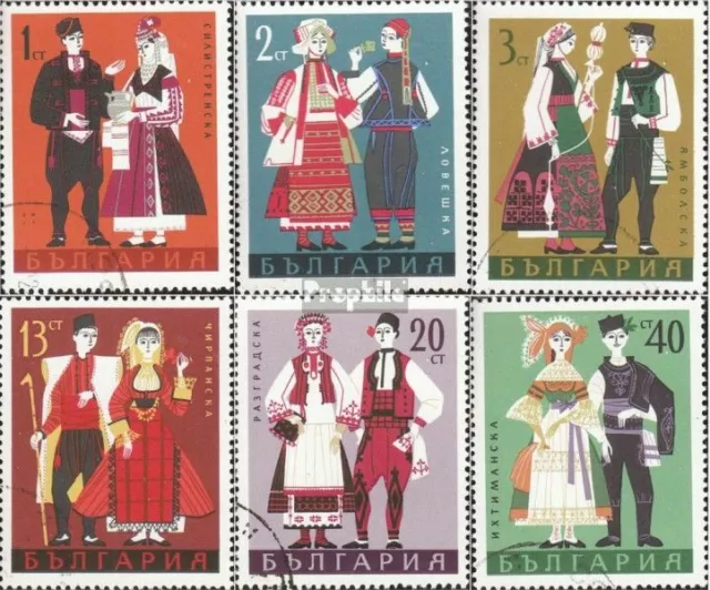 Bulgarien 1842-1847 (kompl.Ausg.) gestempelt 1968 Volkstrachten
