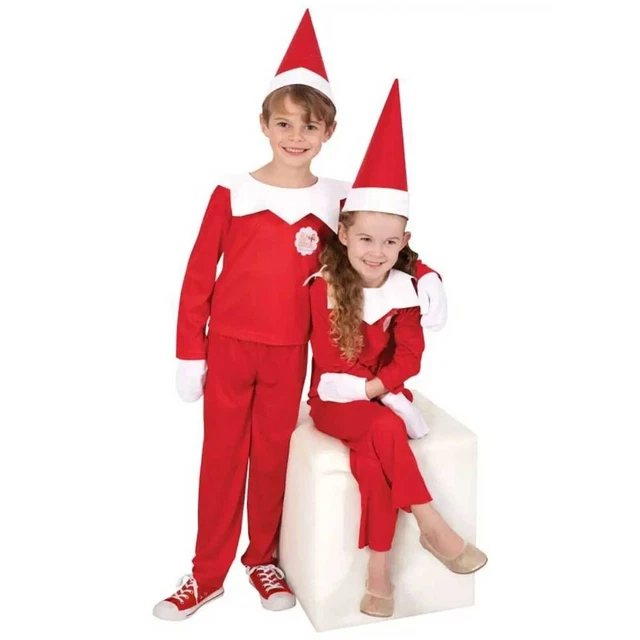 Elf on the Shelf Costume Unisex Child Christmas Book Week Licensed
