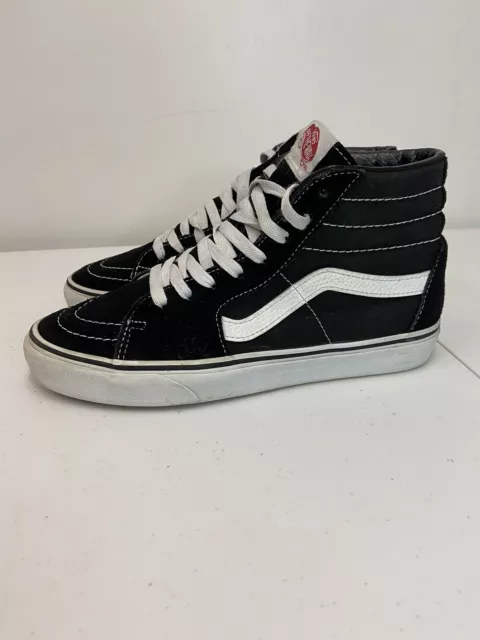 Vans Old Skool Sk8-Hi Platform Skate Shoes Men's Size 8, Women's Size 9.5 Black