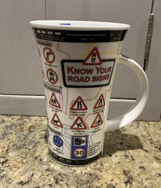DUNOON FINE BONE china MugLearner Driver Know Your Road Signs £20.55 ...
