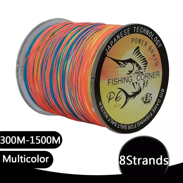 300M 4 STRANDS Braided Fishing Wire PE Line Super Strong Fishing