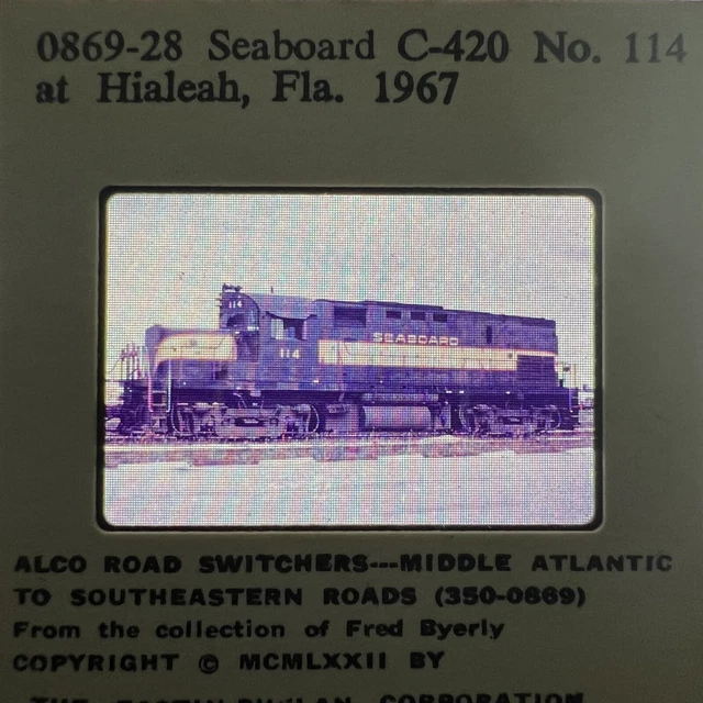 0869-28 Seaboard C-420 No. 114 at Hialeah, Fla. 1967