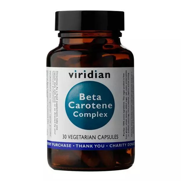 Viridian Beta Carotene Complex 30 Capsules