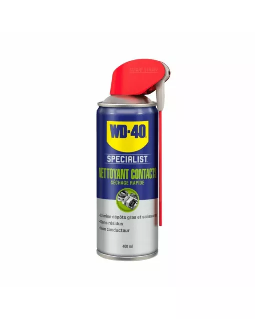 WD 40 Specialist Limpiador Contactos Nuevo Fórmula 400mL Calidad Pro