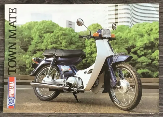 YAMAHA TOWN MATE 79cc MOTORCYCLE Sales Brochure c1983 #LIT-3MC-0107746-83E
