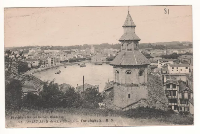 CPA 64 (TP N° 243 Berthelot) - SAINT-JEAN-DE-LUZ: GENERAL VIEW (PYRENEES-Atl.)