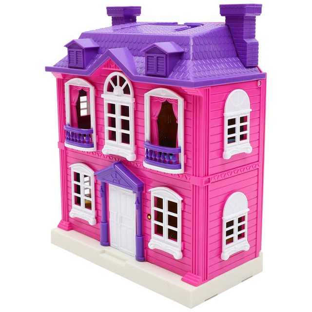 Plastic Doll House Baby Dolls Dream Playset Big Kids Child Girl Model