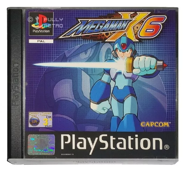 MEGA MAN X6 (PS1 Game) Megaman Rockman 6 Playstation A